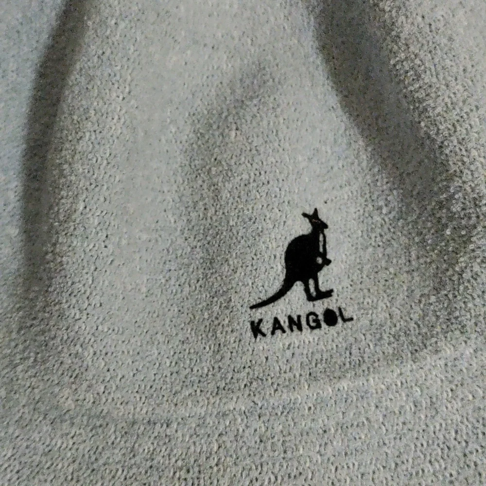 Vintage 90s Y2k Kangol light blue fuzzy furry bucket hat